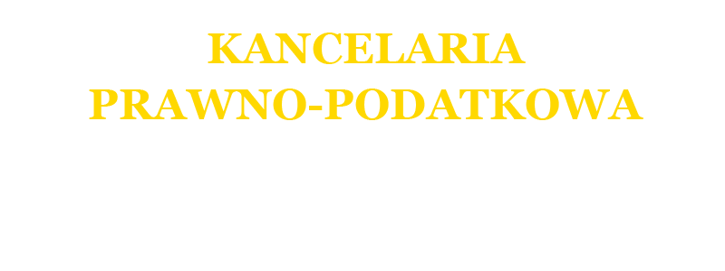 Kancelaria Prawno-Podatkowa HOFMAN & SYN Krzysztof Hofmann
